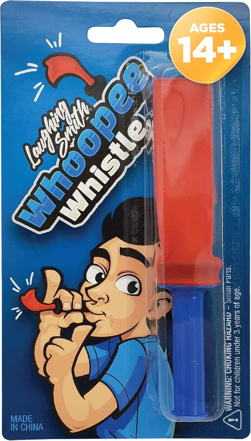 WHOOPEE WHISTLE - Kazoo Toy by Laughing Smith - Hilarious KAZOO Noise Maker with Realistic Sound - The Funniest Game, Prank or Joke - Great Accompaniment to funny events