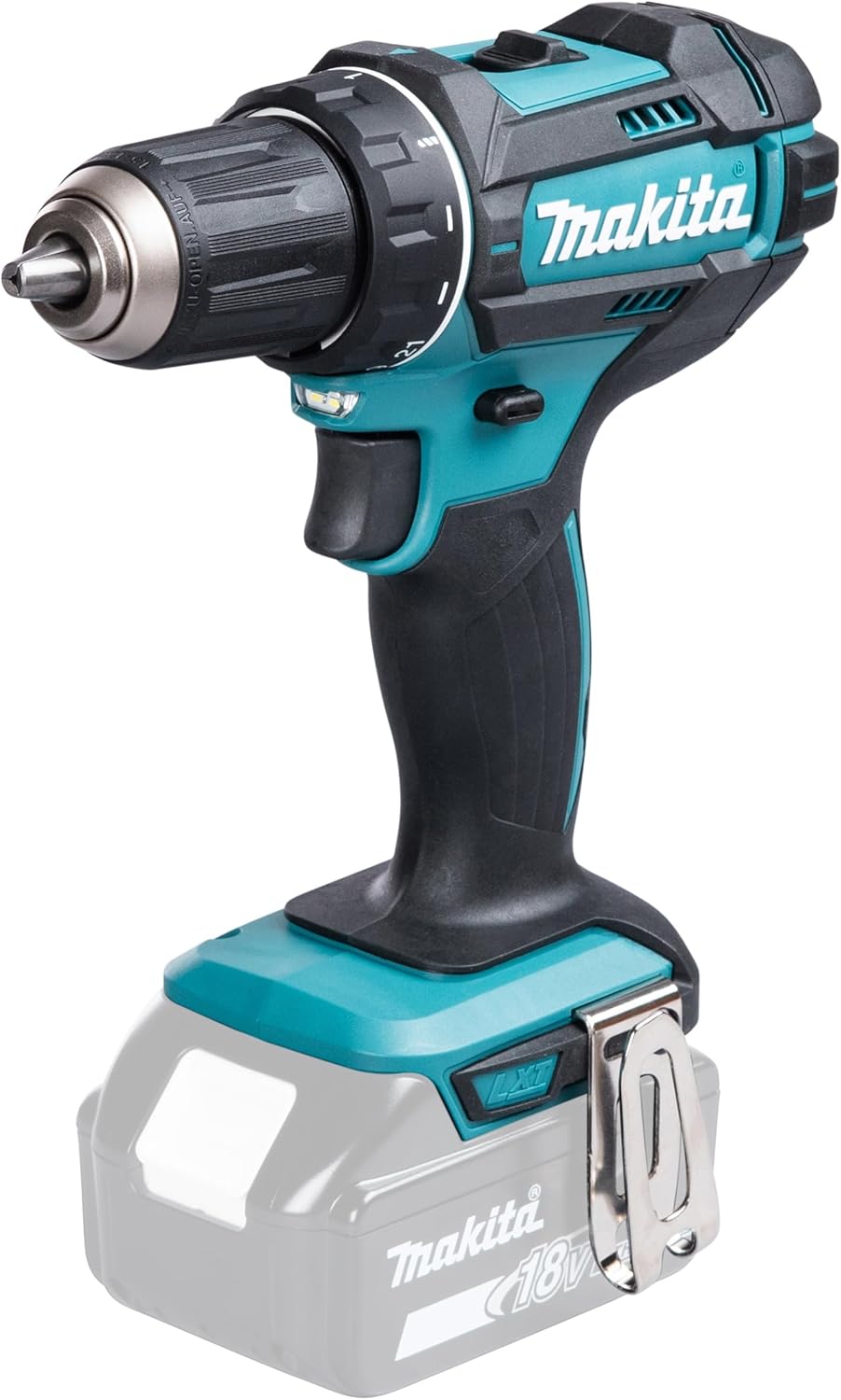 Makita DDF482Z 18 V Li-ion LXT Drill Driver, No Batteries Included, Blue