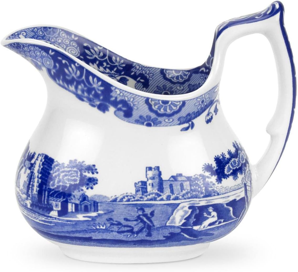 Spode Blue Italian Creamer (Blue, White)