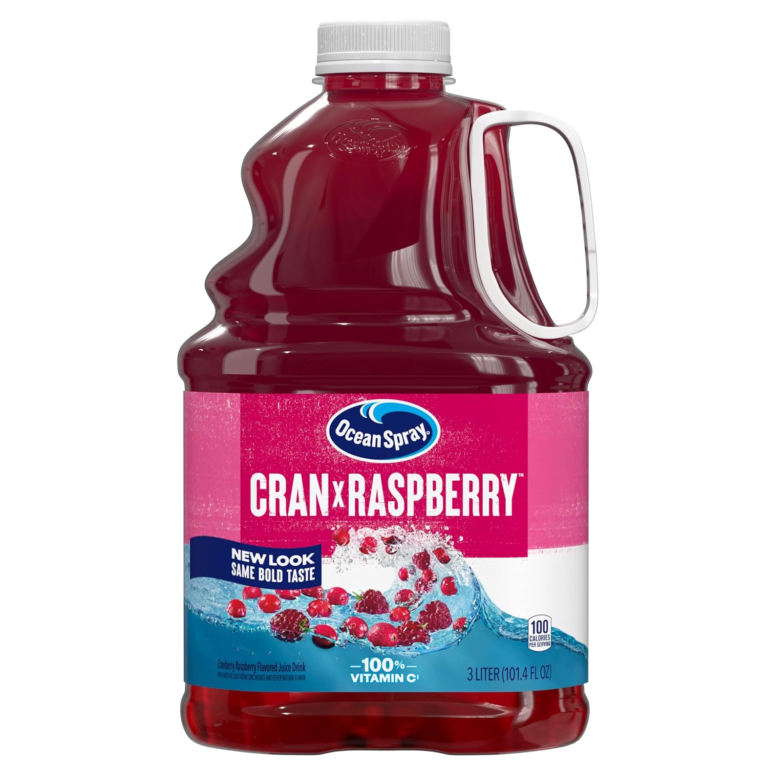 Ocean Spray® Cran-Raspberry® Cranberry Raspberry Juice Drink, 101.4 Fl Oz Bottle (Pack of 1)