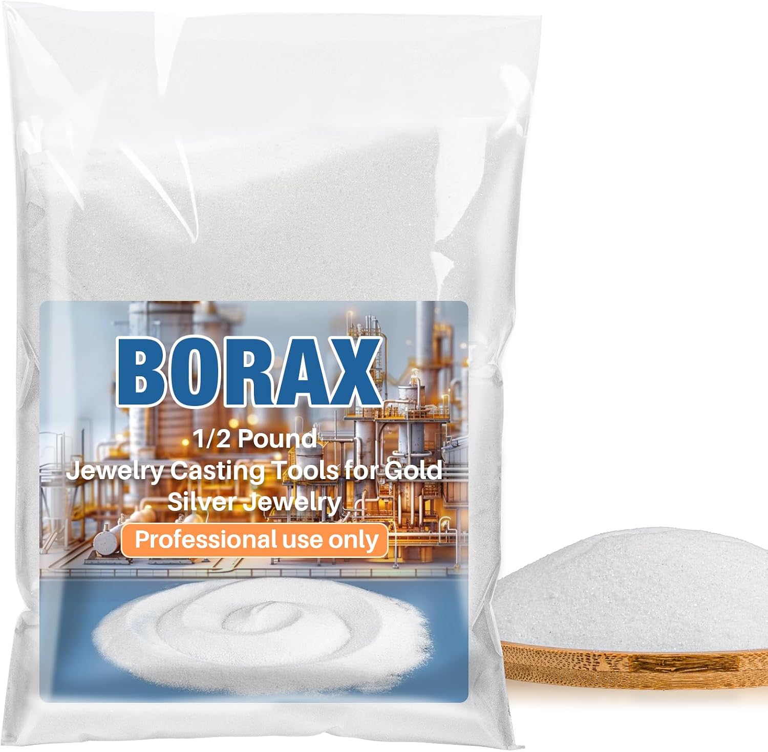 MAQIHAN 7.4oz Borax Flux - Borax Powder for Melting Gold & Silver