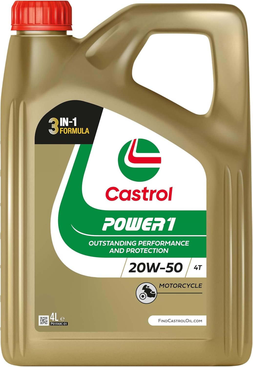 Castrol POWER1 4T 20W-50 Motorcycle Oil 4L