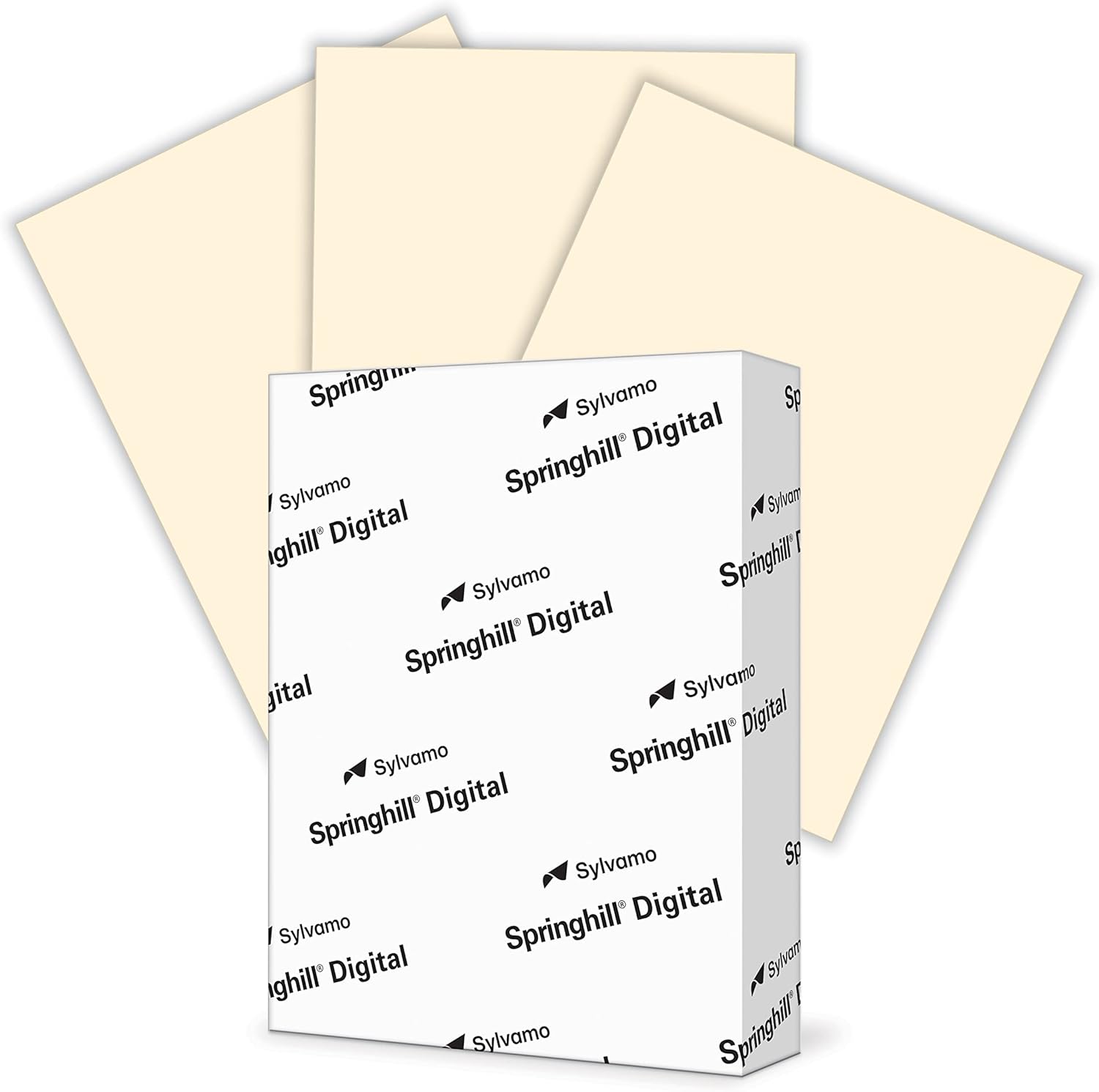 Springhill 8.5” x 11” Ivory Colored Cardstock Paper, 67lb Vellum Bristol, 147gsm, 250 Sheets (1 Ream) – Premium Lightweight Cardstock, Vellum Printer Paper with Textured Finish – 056000R