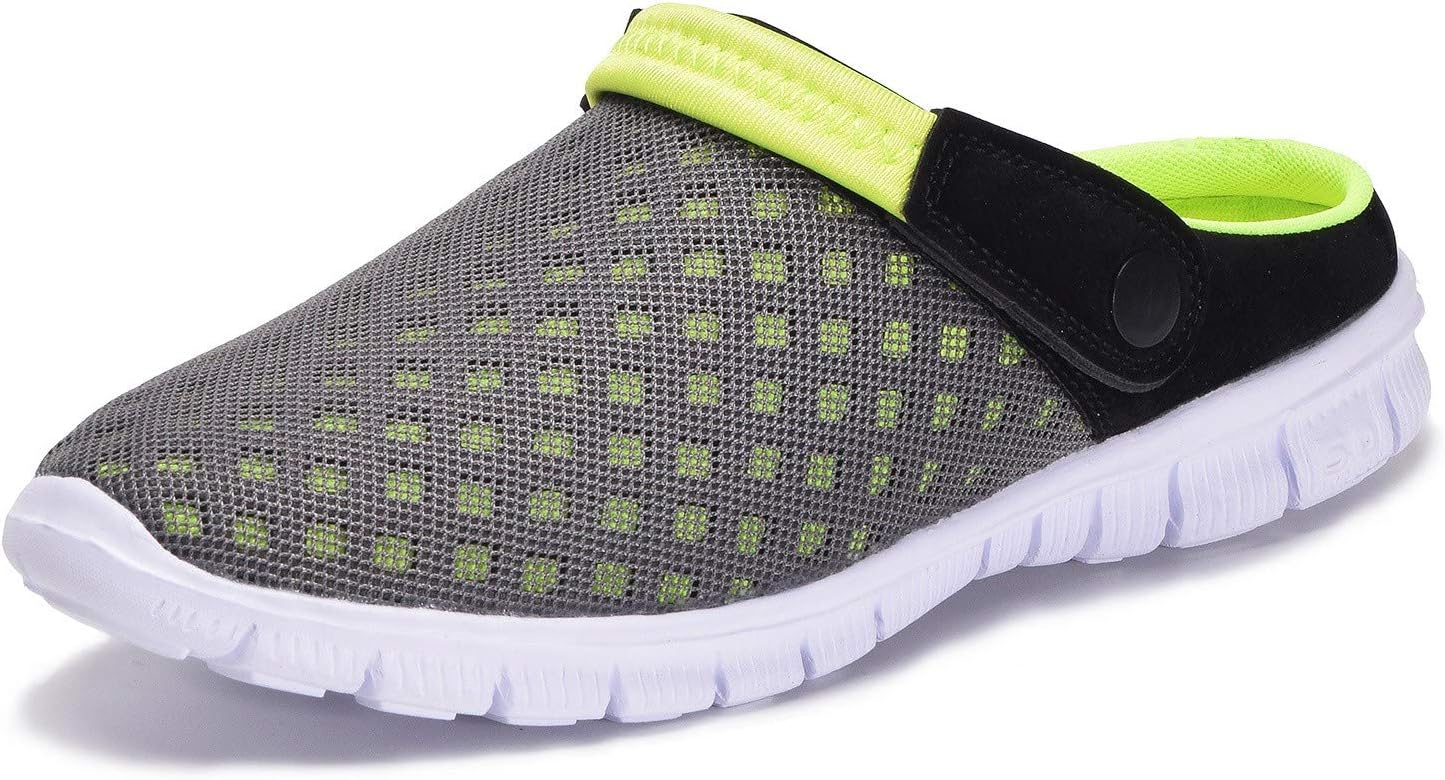 Mens Womens Clogs Garden Shoes Breathable Mesh Slippers Beach Sandals Outdoor Sports Casual Summer Flip Flops
