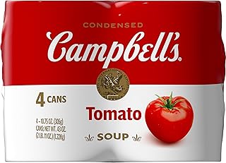 Campbell's Condensed Tomato Soup, 10.75 oz Can (4 Pack)