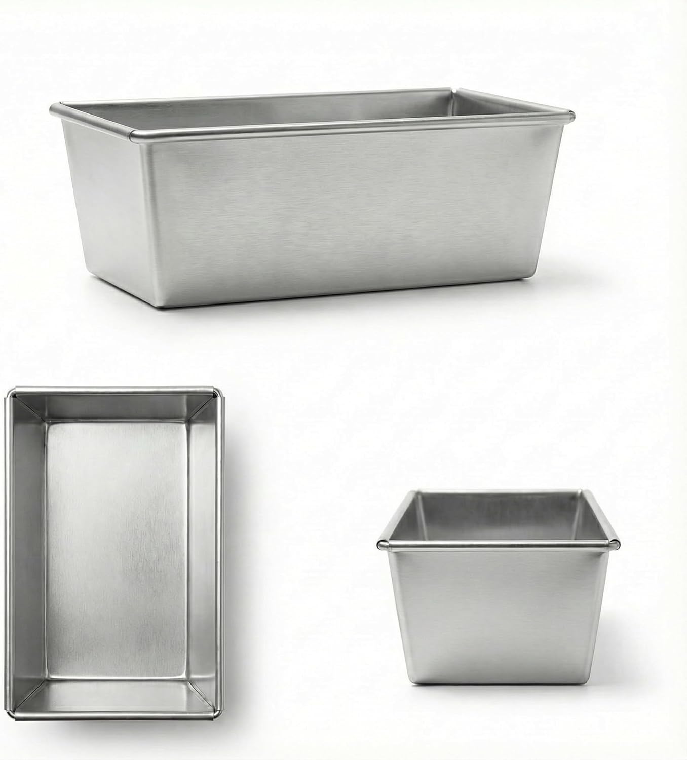 EUROTINS Bread Loaf Pan Baking Tin Professional Bakeware - 30 cm x 16.5 cm - 11.5 cm deep (5LB)