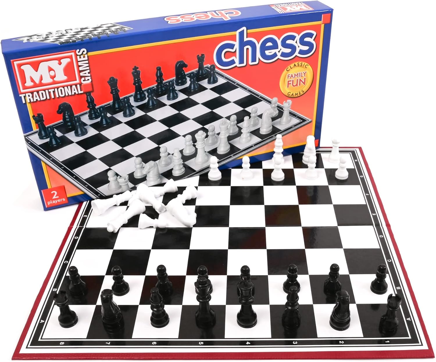 M.Y Traditional Games Chess Board | Lightweight Chess Set | Kids & Adults