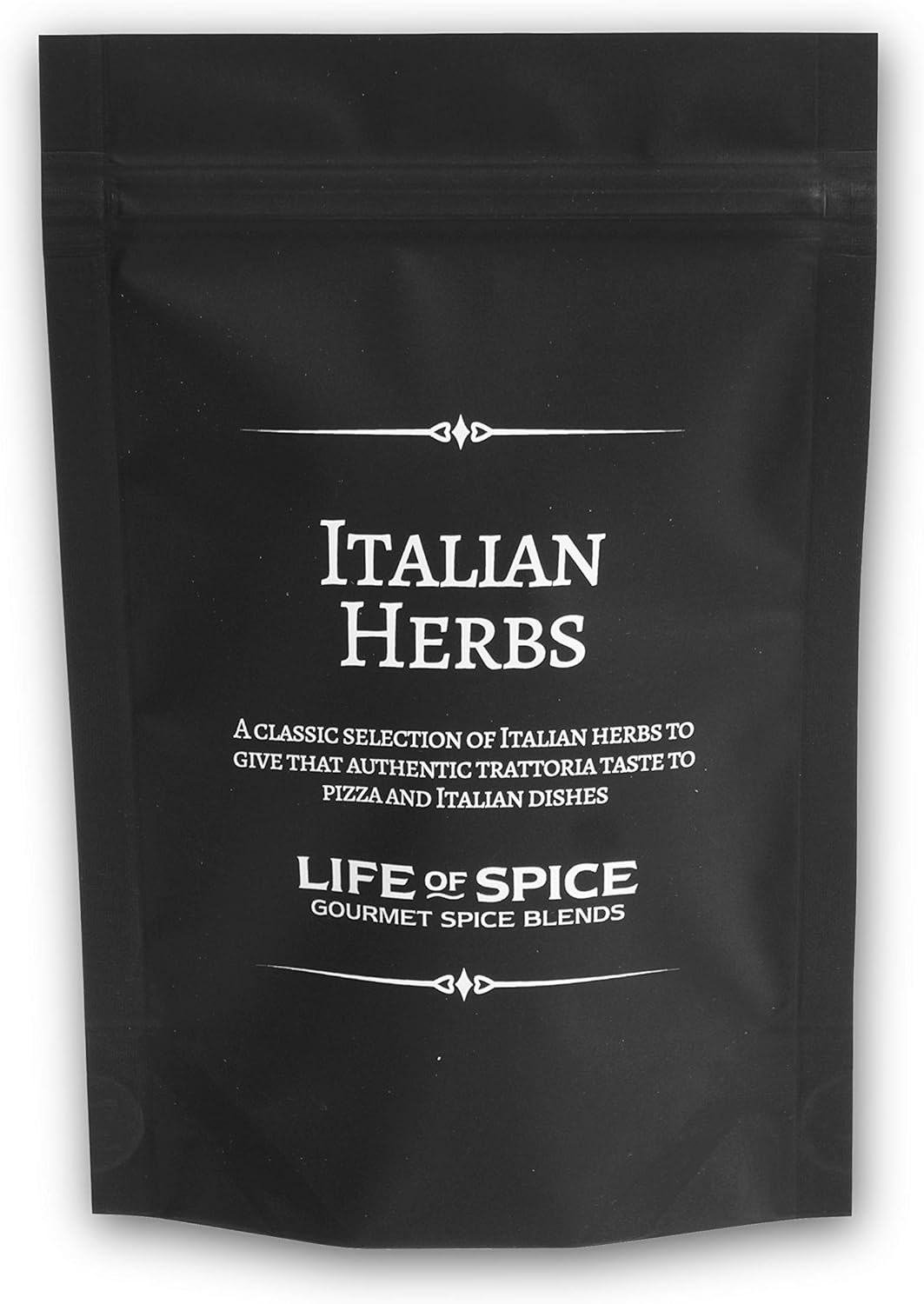 Life of Spice Italian Herbs | Great Italian Herb Blend | (18g) with Recipe Card | Oregano, Thyme, Rosemary & Basil | Ratatouille/Roasted Veg | Trattoria style Pizza & Pasta | All Natural/Gluten Free
