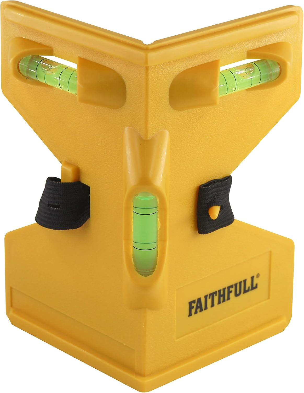 Faithfull FAIPOST Post and Pipe Level, 3 Vials. Magnetic