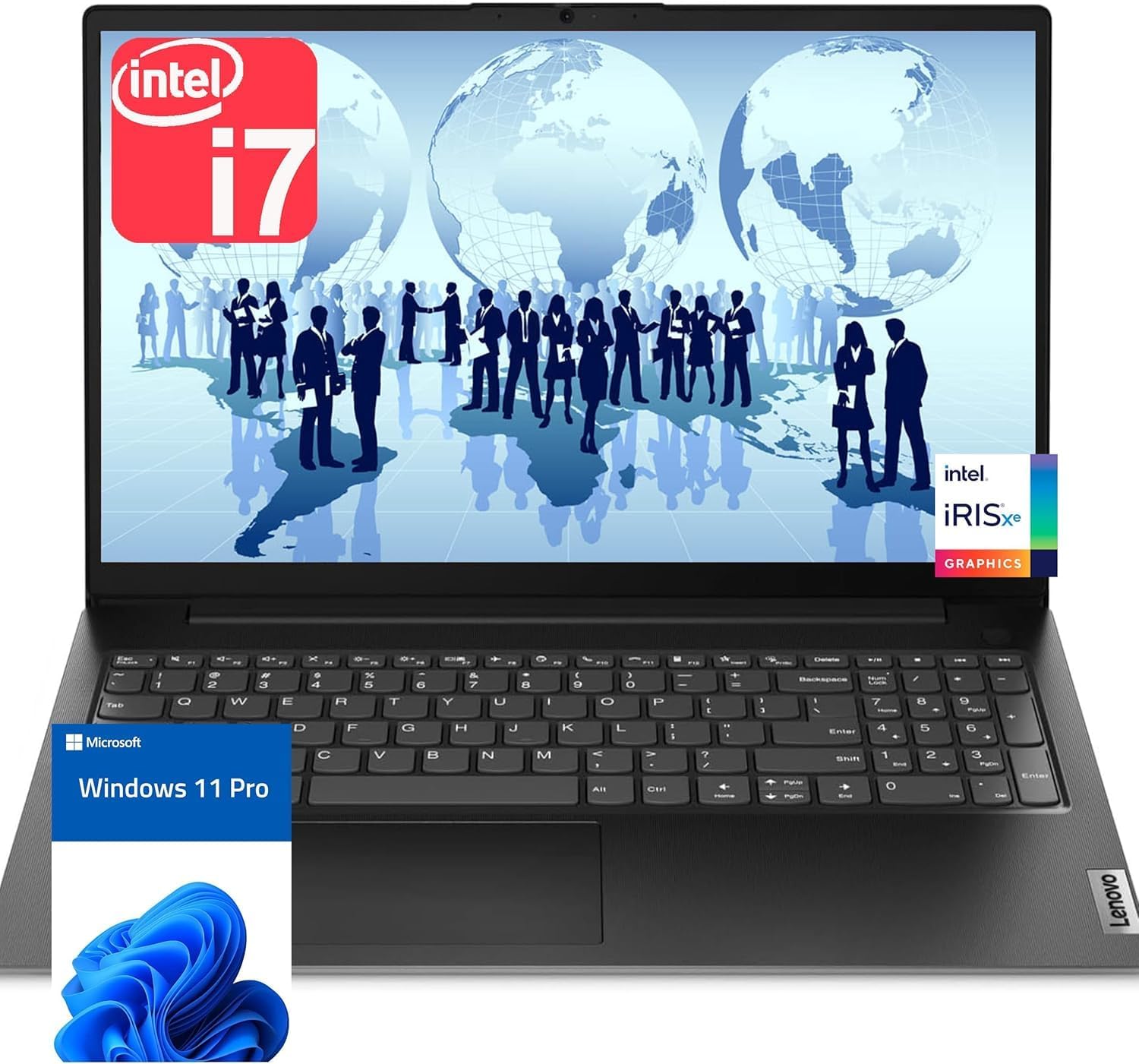 Lenovo V15 G3 Business Laptop, 15.6" FHD Screen, 12th Gen Intel 10 Cores i7-1255U up to 4.7GHz, 24GB RAM, 1TB PCIe SSD, HDMI, Windows 11 Pro, HD Camera with Privacy Shutter, Wi-Fi, Black