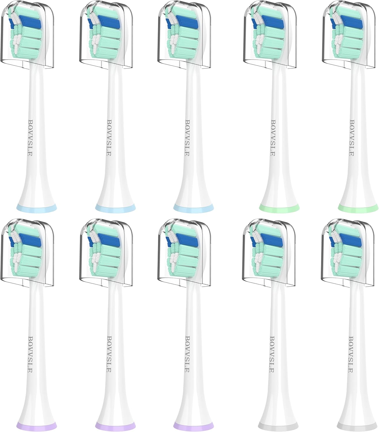 Replacement Toothbrush Heads for Philips Sonicare Replacement Heads, Electric Replacement Brush Head Compatible with Phillips Sonicare Electric Toothbrush, for Philips Sonic Care Brush,10 Pack