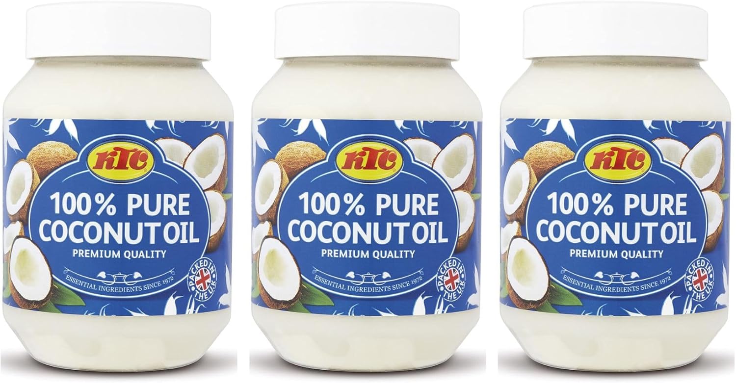 KTC Coconut oil 500ml | PACK OF 3 | 100% Pure | Premium Quality.