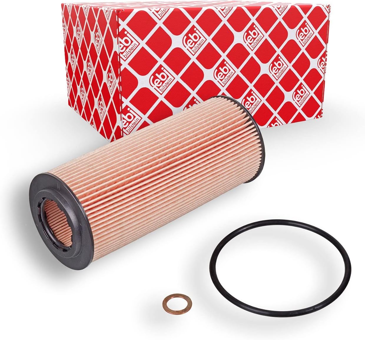 febi bilstein 26706 Paper Oil Filter with seal rings, 1 unit