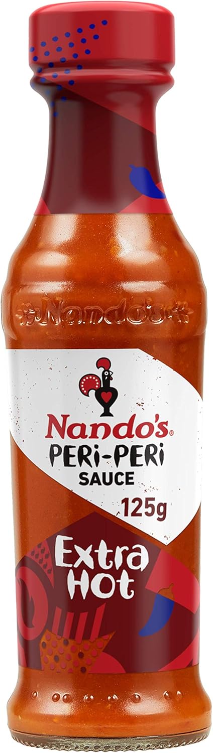 Nando's Extra Hot Peri Peri Sauce, 125 milliliters