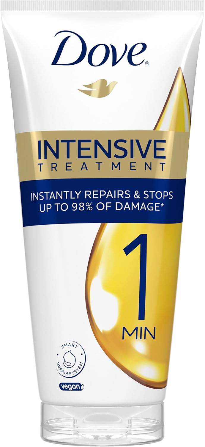 Dove 1 Minute Intensive Treatment Conditioner instantly repairs and stops up to 98% of damage* for damaged hair 170 ml