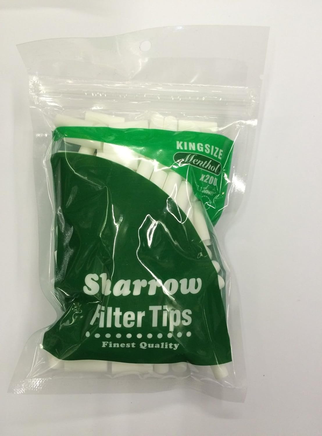 SHARROW 10 Packets x 200 Kingsize Menthol Rolling Paper Filter Tips