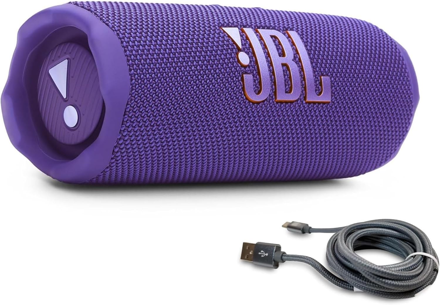 JBL Flip 7 (Purple) + Bundle with USB-C Braided Cable