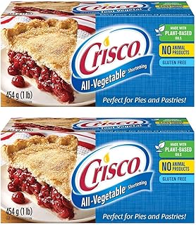 Crisco All-Vegetable Shortening, 454g/1lb, 2-Pack {Imported from Canada}