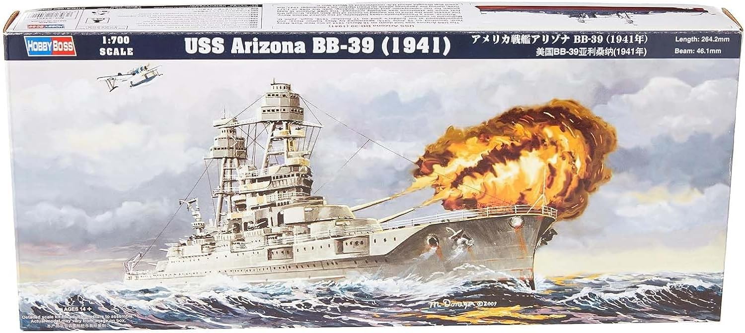 Hobby Boss HY83401 USS Arizona BB-39 Boat Model Building Kit