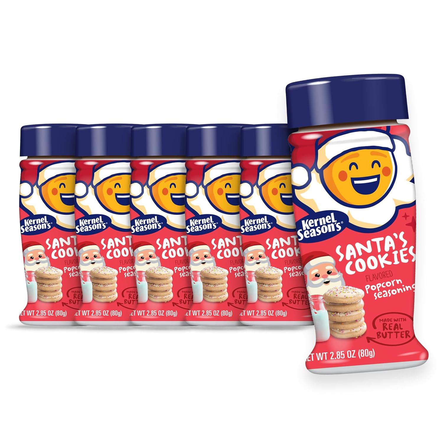 Kernel Season's Santa's Cookies Popcorn Seasoning, 2.85 Ounce (Pack of 6)