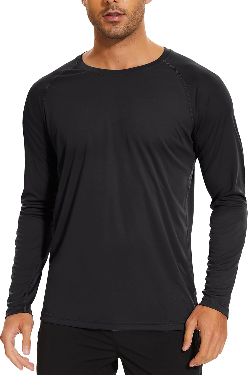 TACVASEN Men's UV Protection UPF 50+ Long Sleeve T-Shirt Casual Outdoor Hiking Walking Shirt