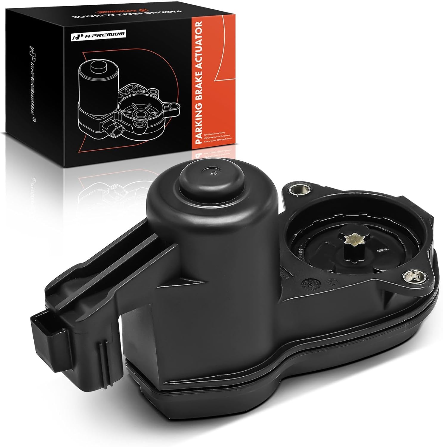 A-Premium Rear Electronic Parking Brake Actuator Motor Compatible with Ford Models - F-150 F150 2015-2020/2022-2023, Light Duty Only