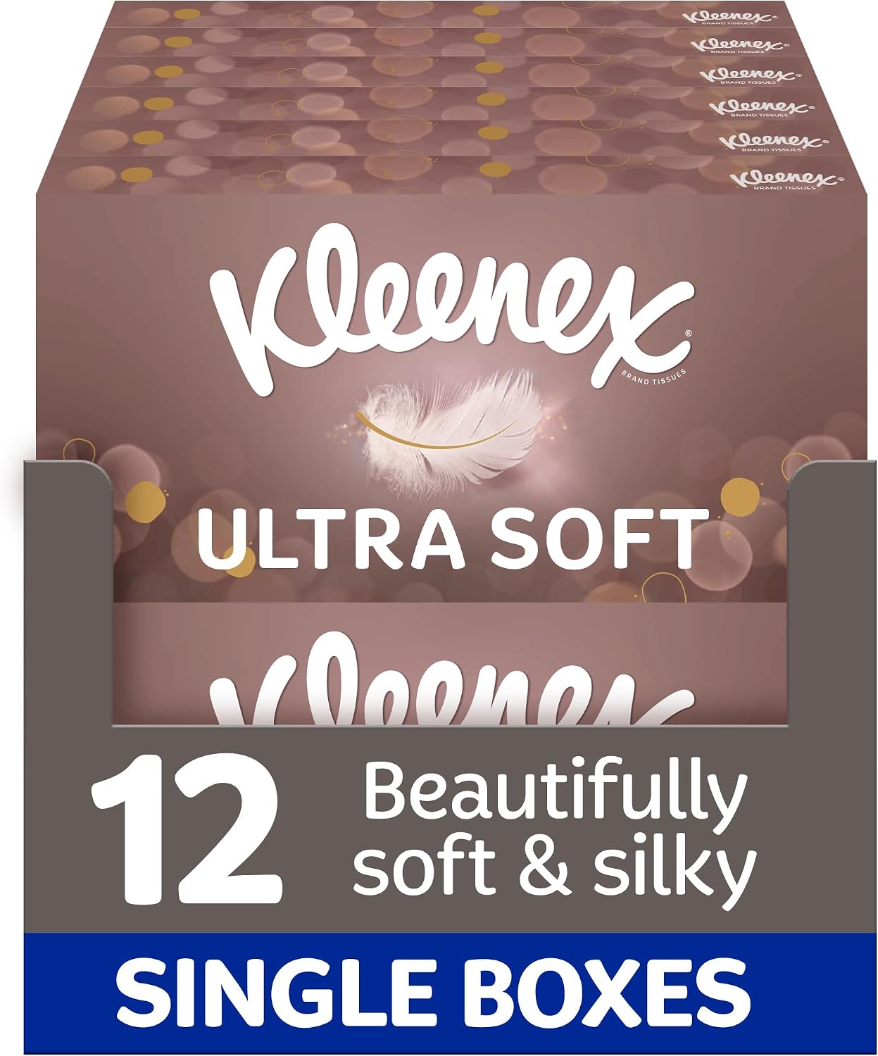 Kleenex Ultra Soft Facial Tissues - Multipack 12 Tissue Boxes