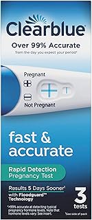 Clearblue Rapid Detection Pregnancy Test, Home Pregnancy Kit, 3 Count