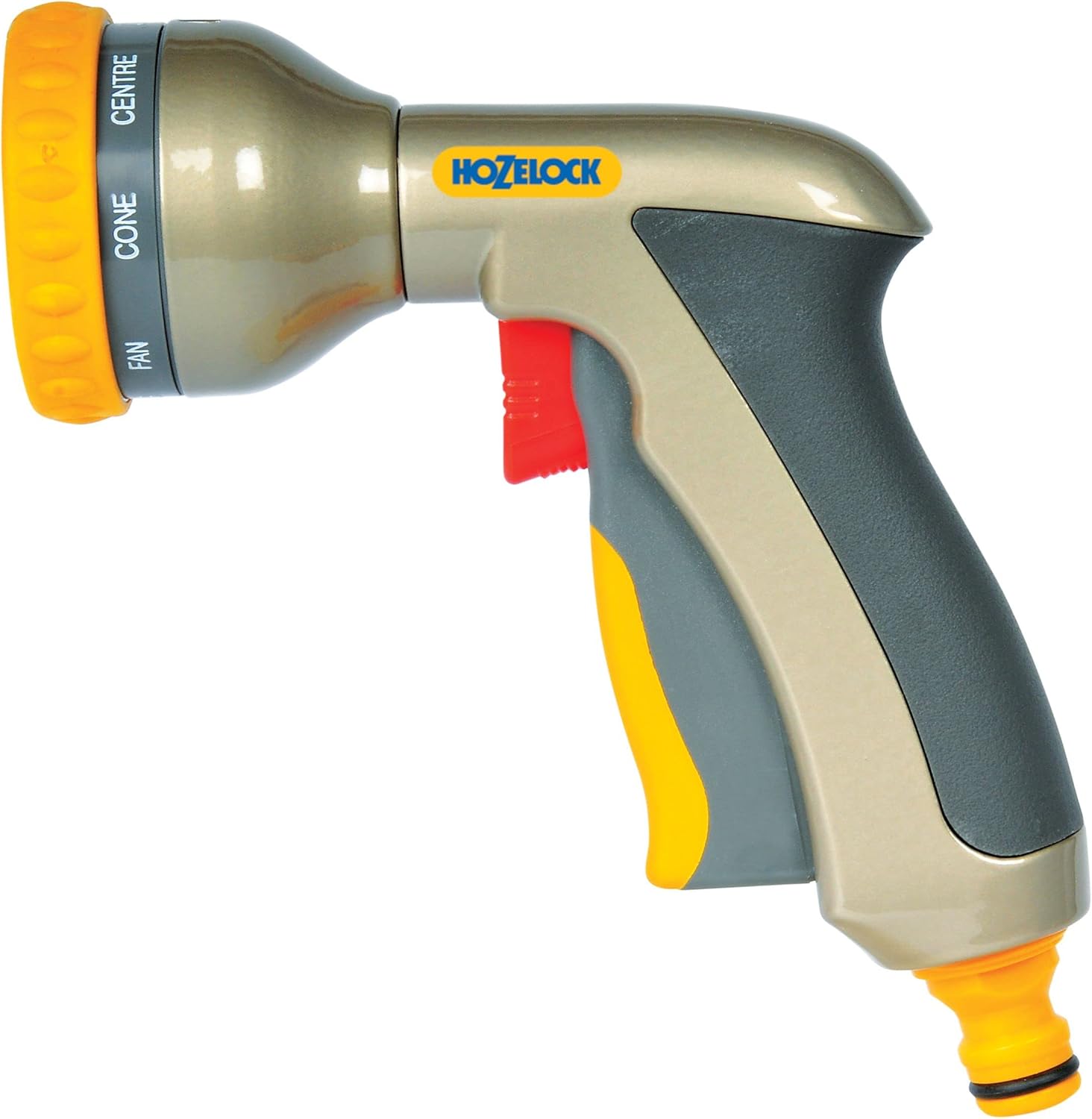HOZELOCK - Multi-Jet Spray Gun Plus : Ergonomic, Extremely Compact Metal Multi-task Gun for Ease of Use, Lockable: 9 Spray Patterns [2691P6001]