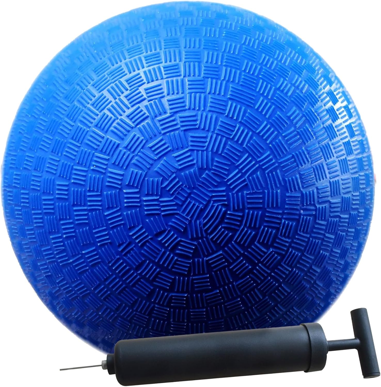 AppleRound 8.5 Inch Playground Ball with Air Pump, Pack of 1 Ball with 1 Pump, Official Size for Dodge Ball, Handball, Camps and Schools