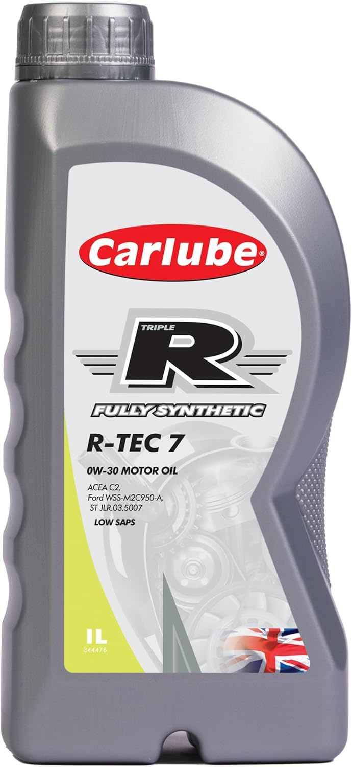 Carlube Triple R 0W-30 ACEA C2 Fully Synthetic Engine Oil R-TEC 7 1L