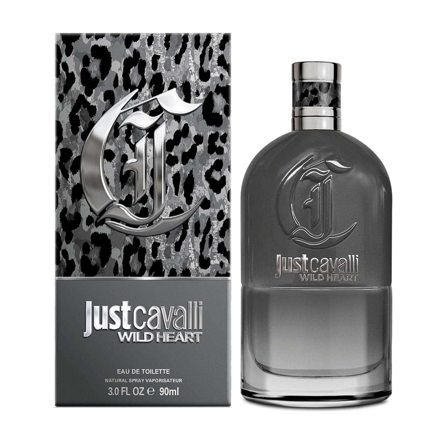 Just Cavalli Wild Heart For Him Eau de Toilette Spray For Men, 3 Fl. Oz.