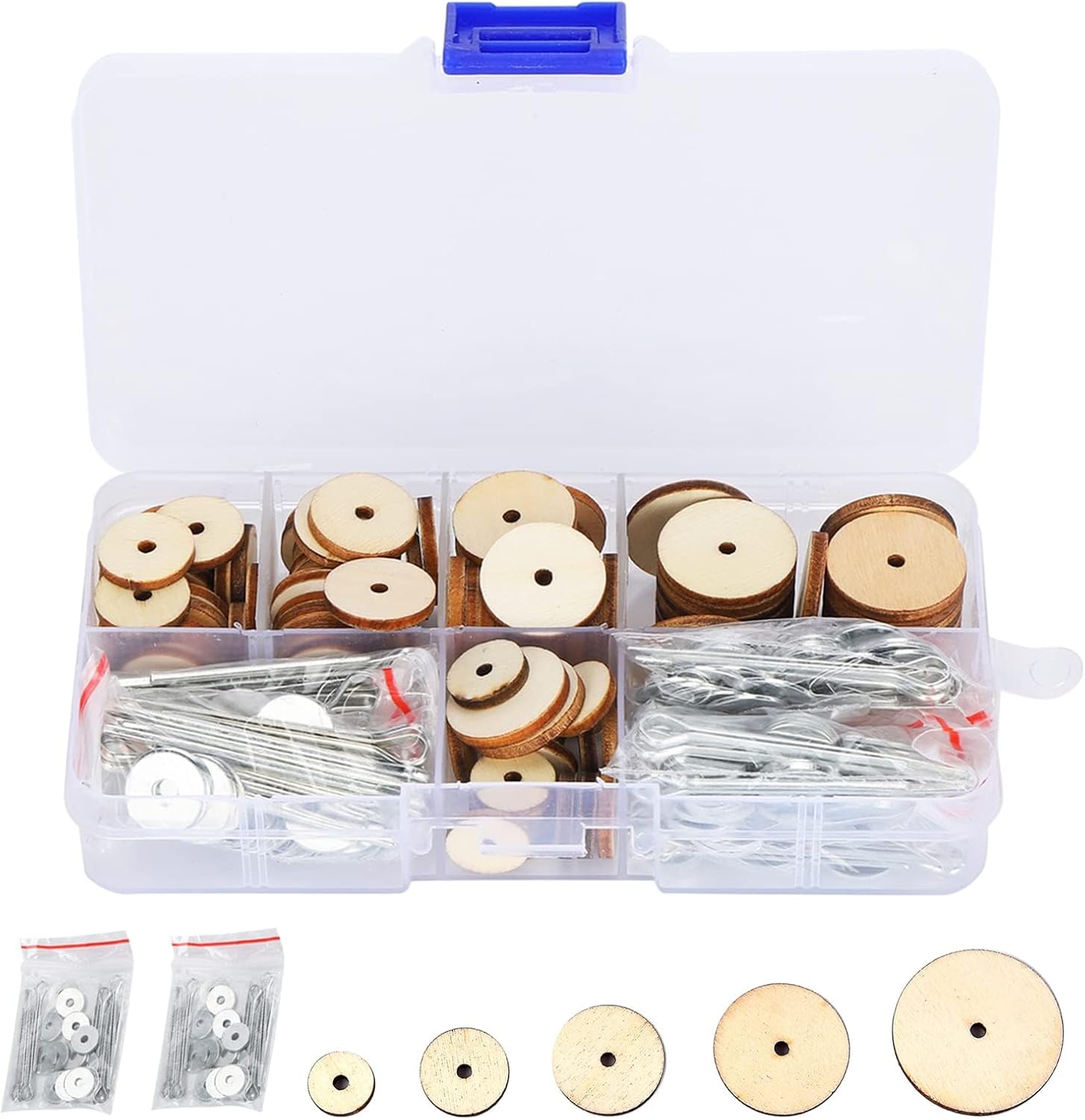 50 Set Doll Joints Wooden Animal Joints,Doll Joints Connector,Doll Joints Doll Accessories for Teddy Bear Doll Making Joints,Wood Doll Joints Supplies for DIY Crafts Doll DIY Making Supplies