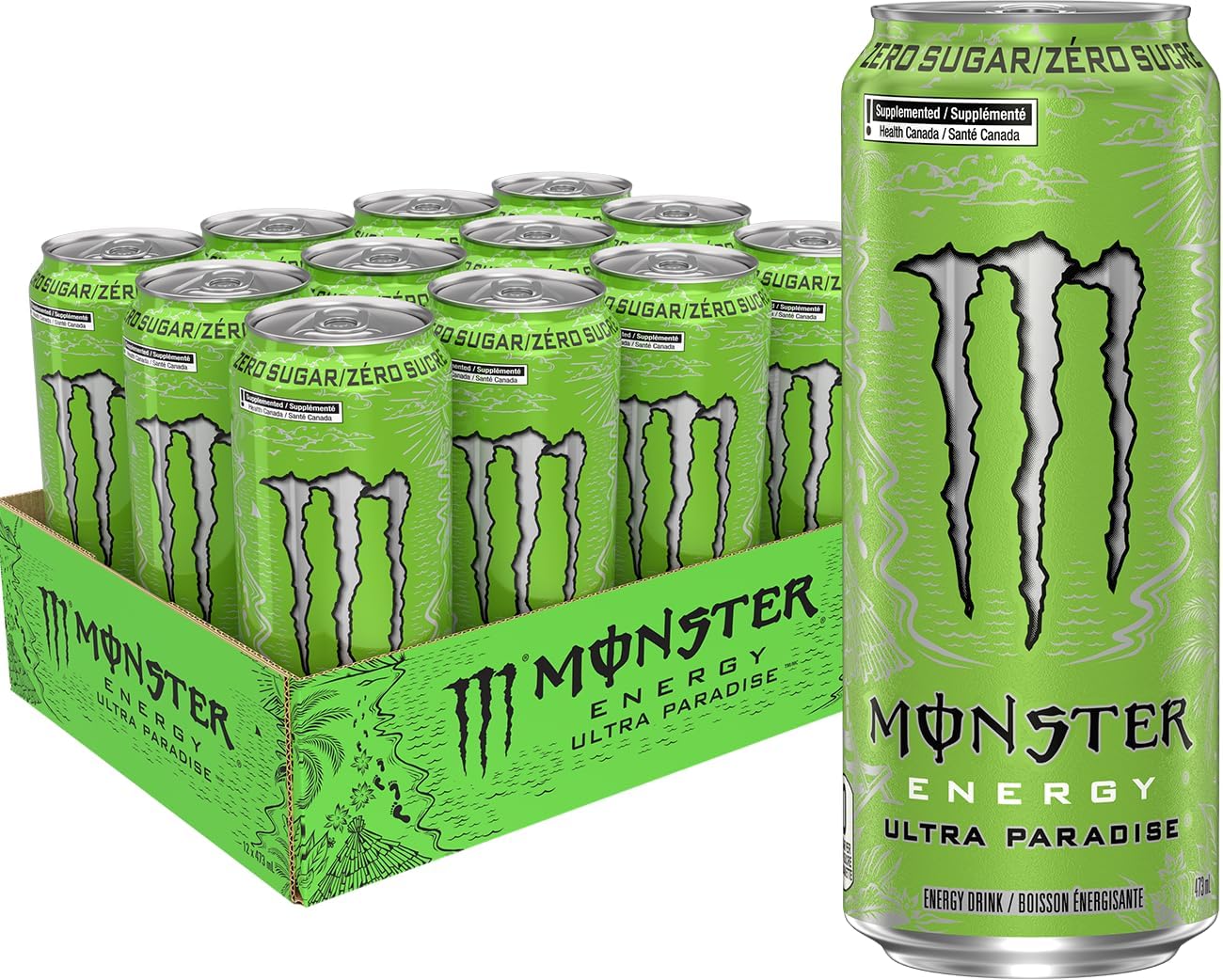 Monster Ultra Paradise Cans, 473mL, 12 Pack