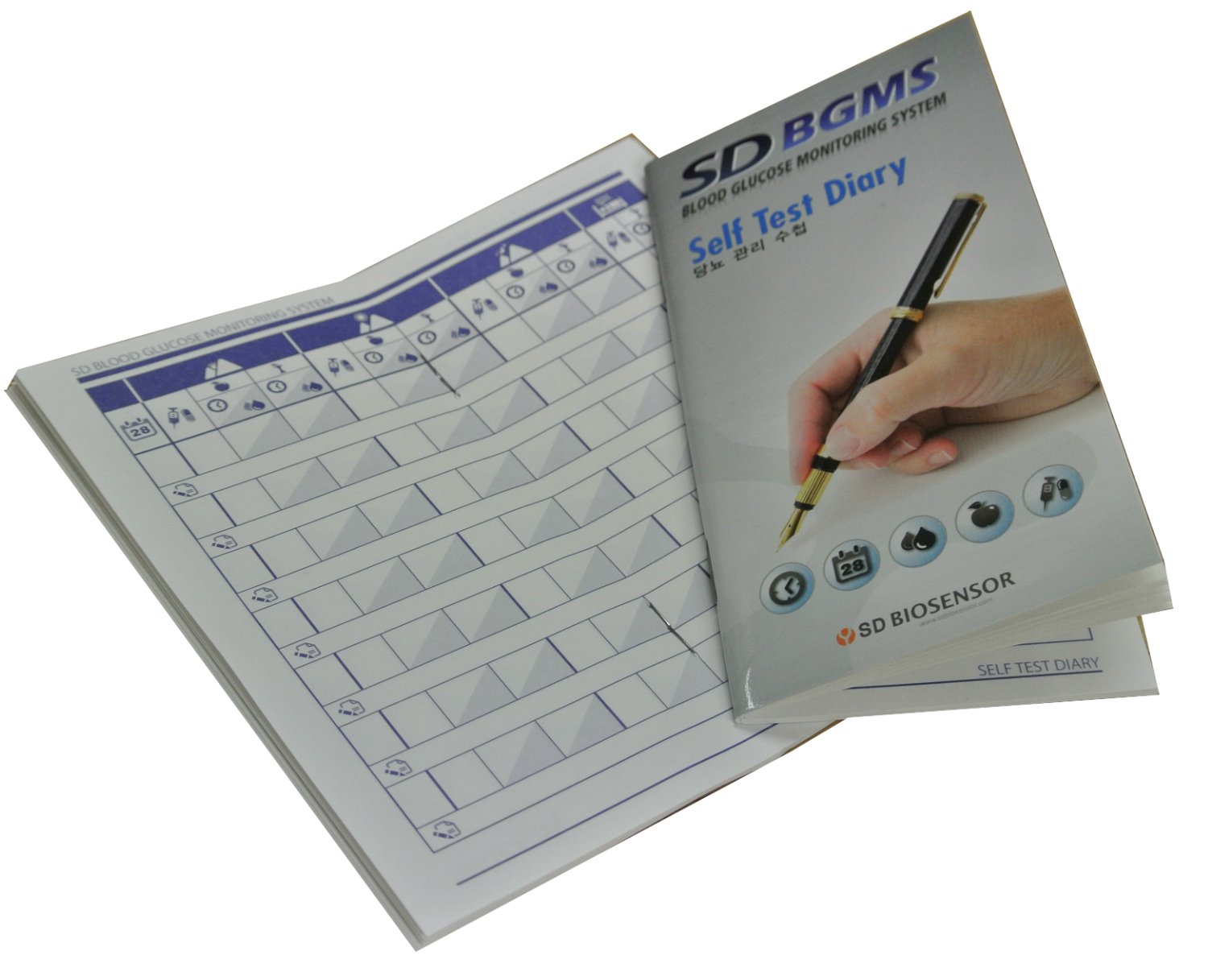 1 x Self Test Diary for SD Codefree Blood Glucose Monitor Test Meter
