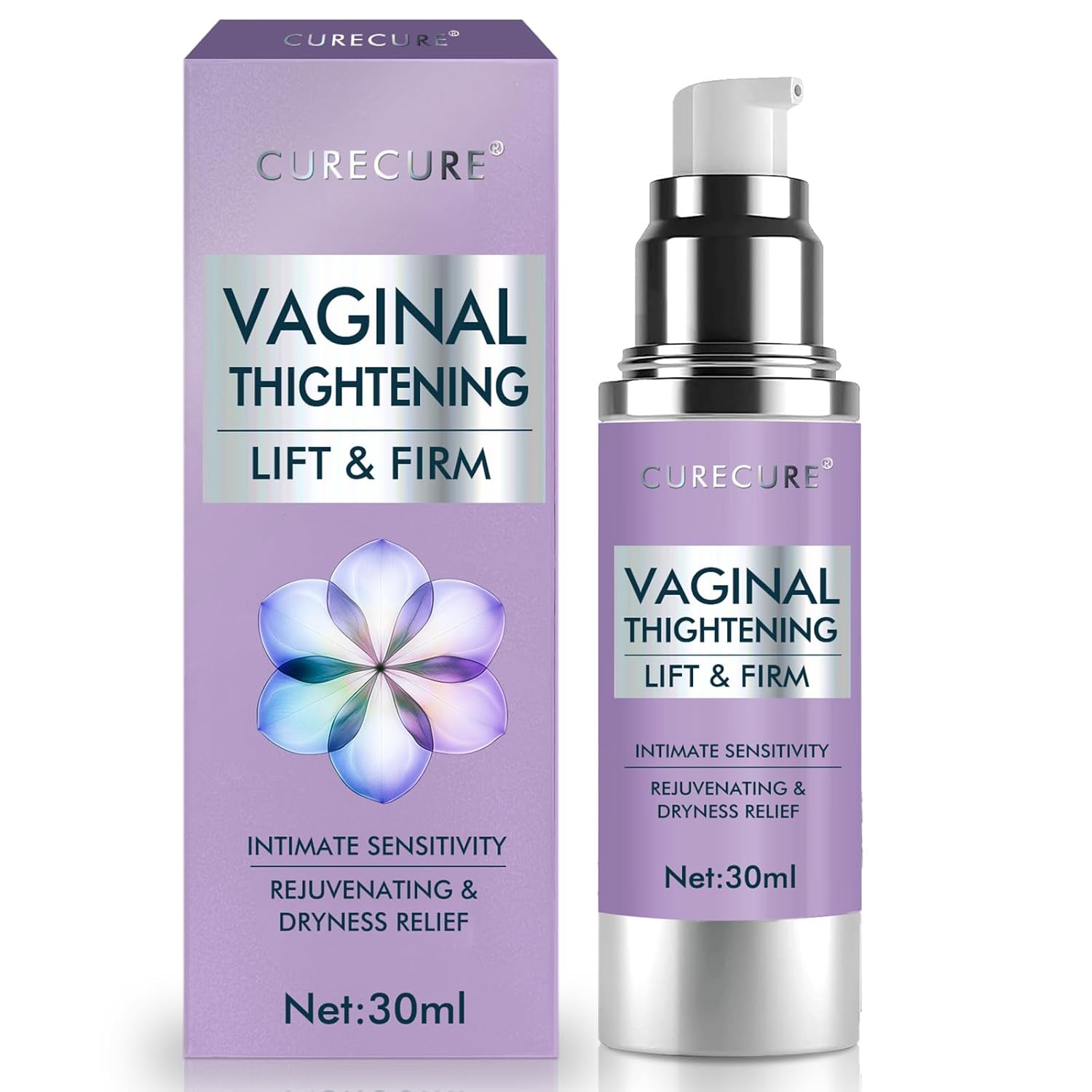 Vaginal Tightening Cream, All Natural Fast-Acting Tightener, Improves Vaginial Health & Enhances Intimate Sensitivity, 1 oz