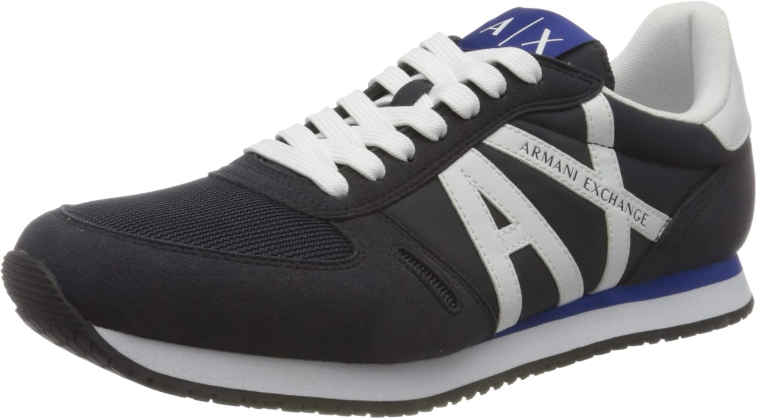 Armani Exchange Men's Micro Suede Multicolor Sneakers