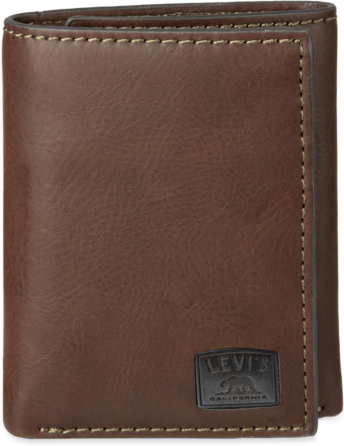 Levi's Men's Trifold Wallet-Sleek and Slim Includes Id Window and Credit Card Holder