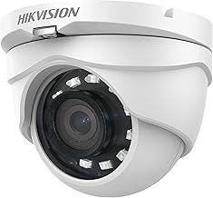 Hikvision 2MP 1080P Turbo HD Analog CCTV Surveillance Dome Camera 2.8mm Wide Angle Lens, Indoor/Outdoor Use. High-Definition Resolution Camera