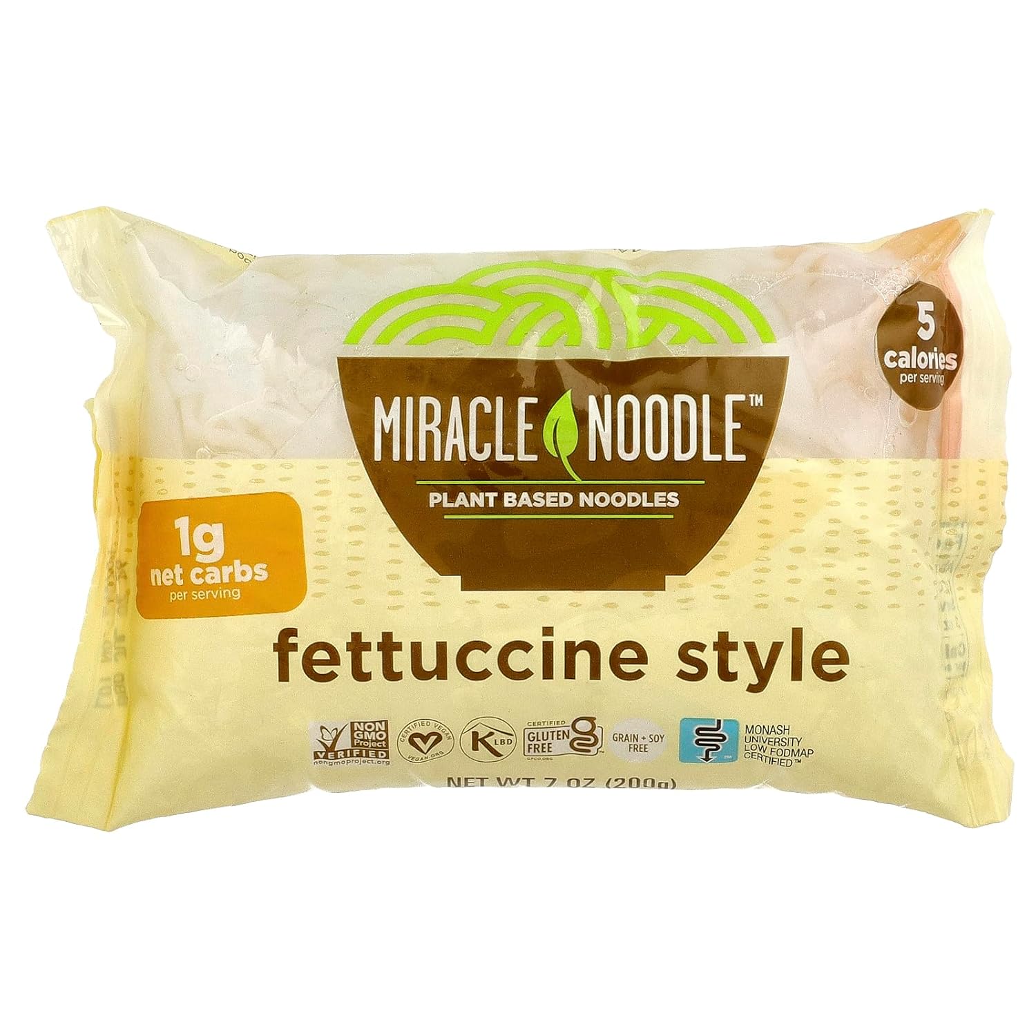 Miracle Noodle Fettuccini Noodle, 7 Ounce