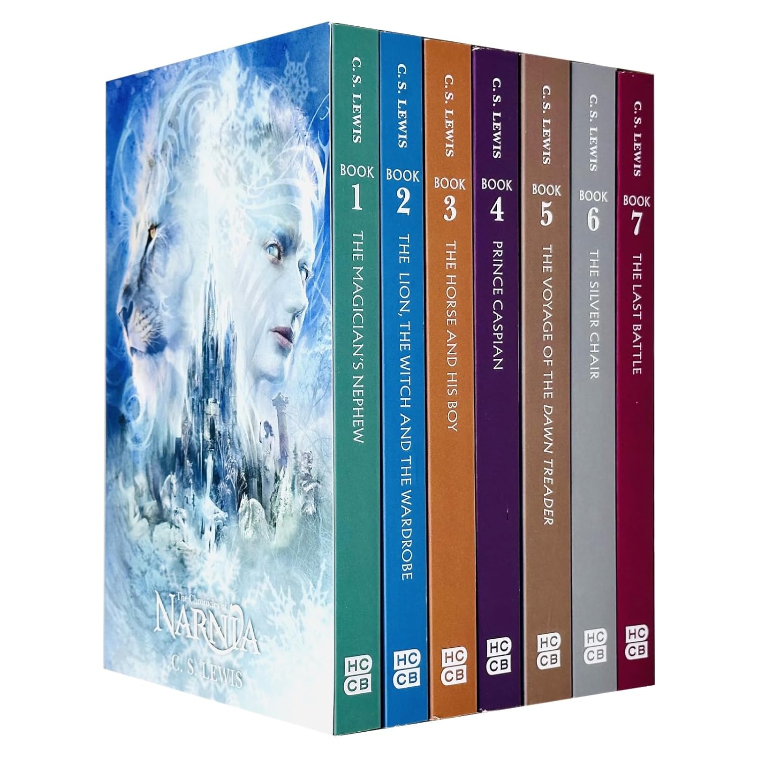 The Chronicles of Narnia 7 Books Collection Box Set By C S Lewis (The Magician's Nephew, The Lion the Witch and the Wardrobe, The Horse and His Boy,Prince Caspian, Voyage of the Dawn Treader & More)