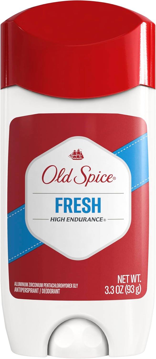 Old Spice Antiperspirant Deodorant For Men, High Endurance, 24/7 Sweat Defense & Odor Protection, 24/7 Freshness & Lasting Scent, Fresh Scent, 3.3 oz
