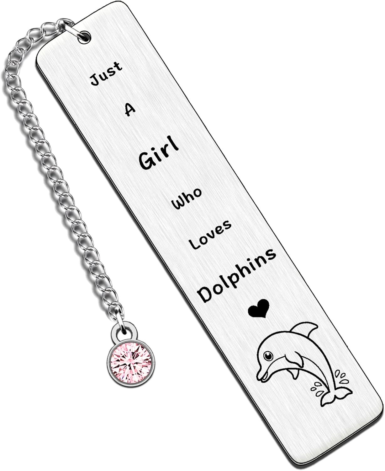 HULALA Dolphin Bookmark Gifts for Girls Birthday Christmas Presents Friend Dolphin Lover Just A Girl Who Loves Dolphins