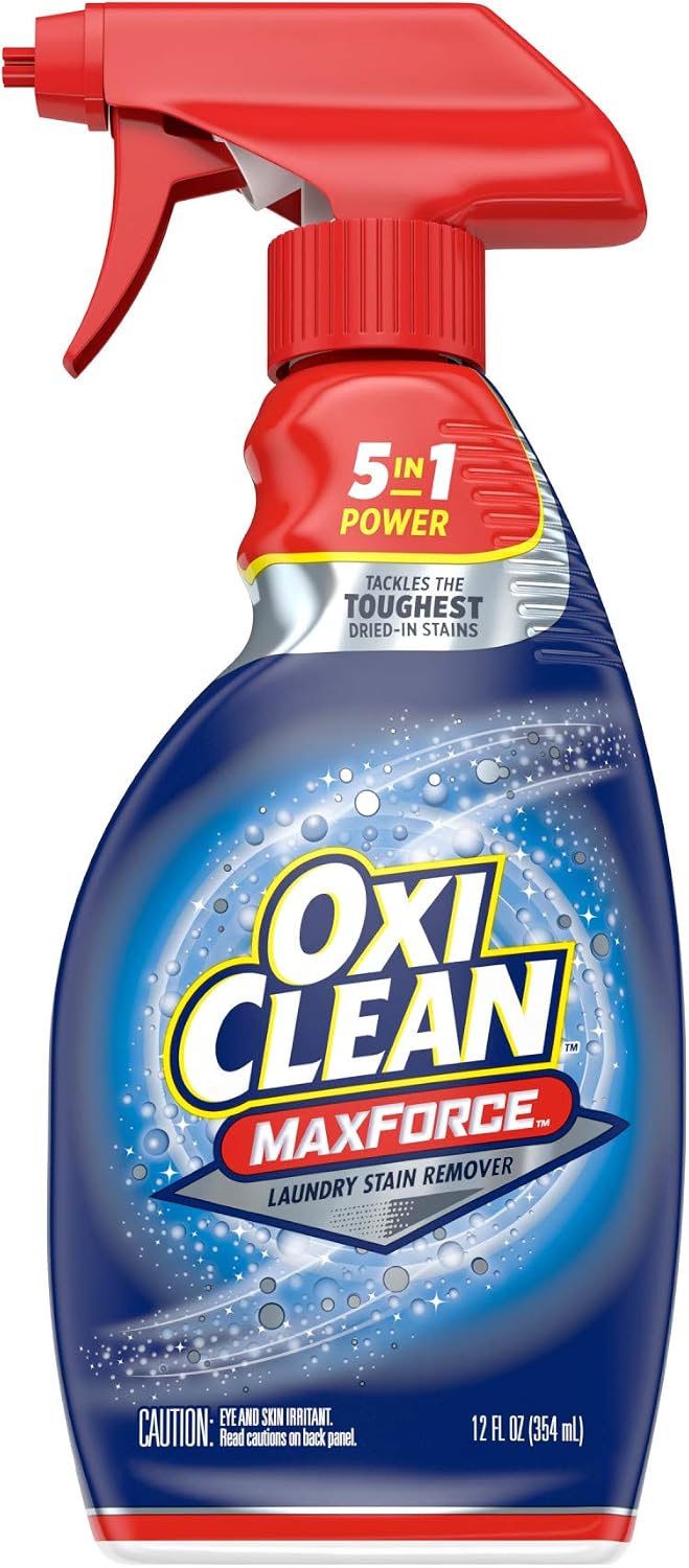 OxiClean Max Force Laundry Stain Remover Spray 12 Ounce (Pack of 1)