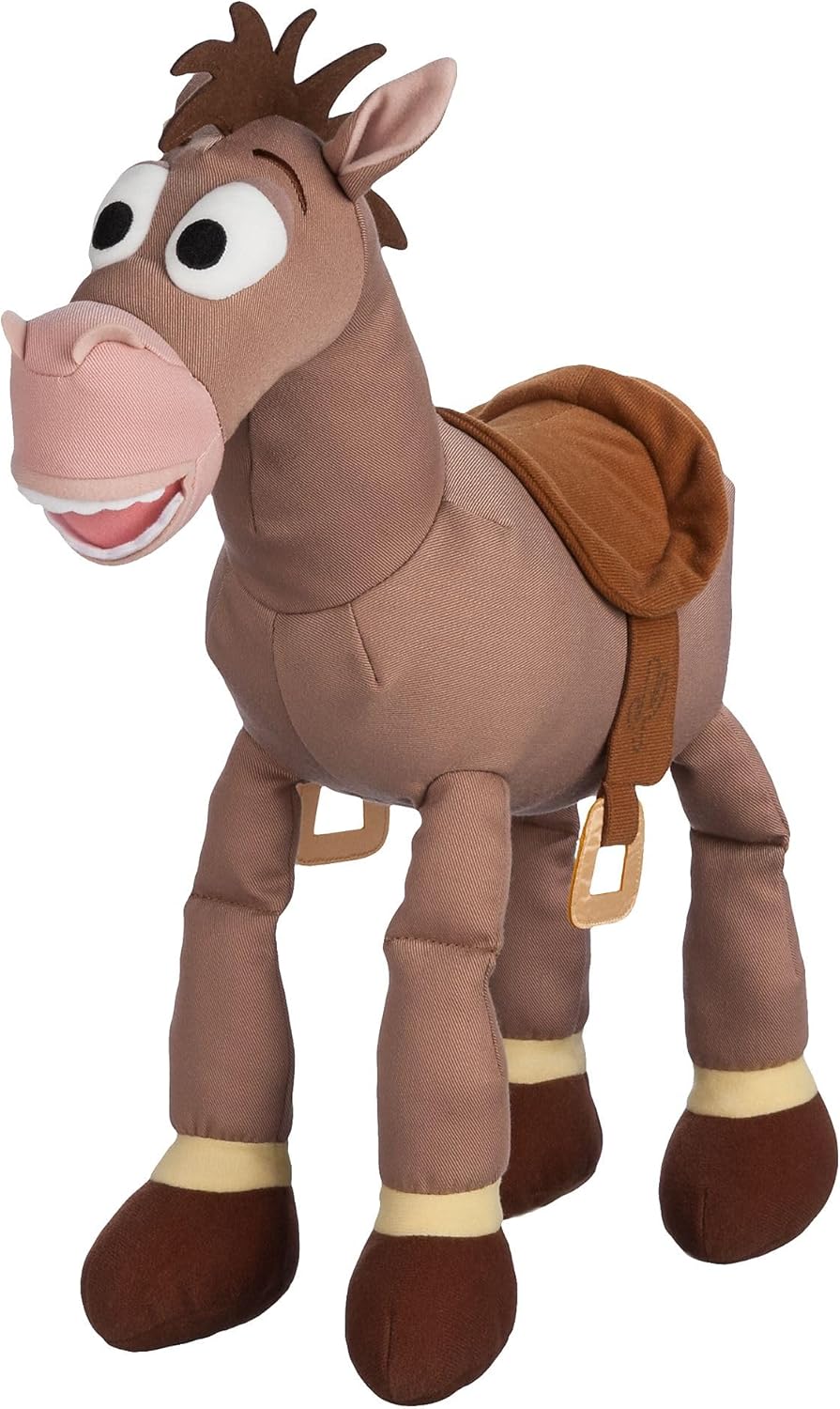 Disney Store Official Bullseye Medium Soft Toy, Toy Story, 39cm/15”, Plush Pony Character Figure with Felt Tail and Mane, Suitable for Ages 0+