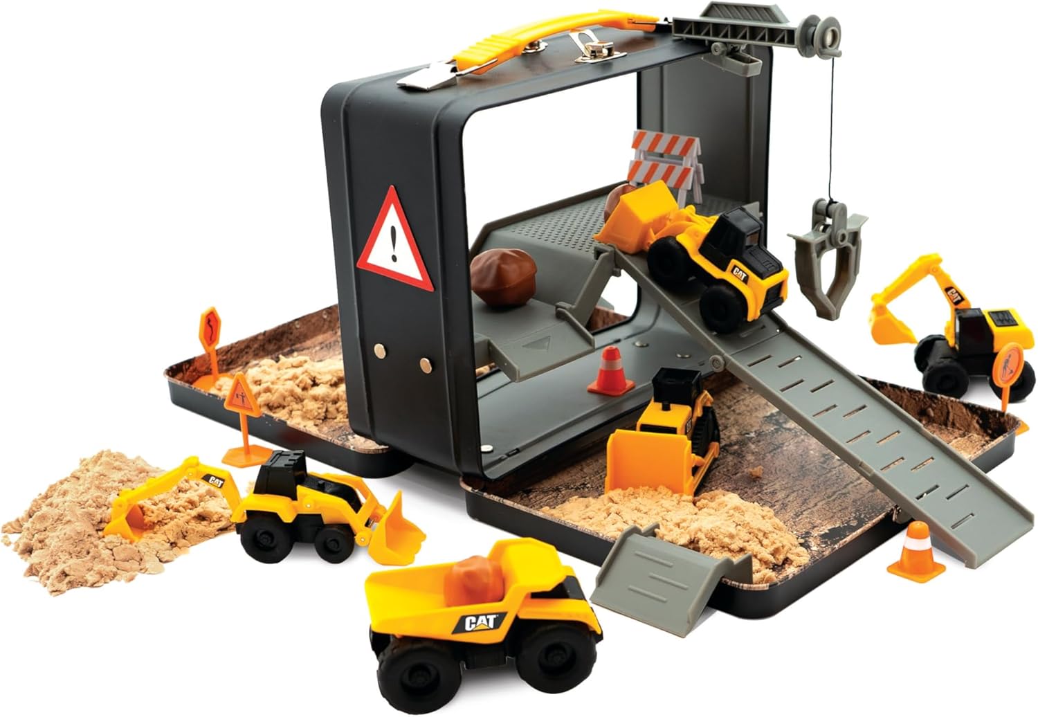 CAT LITTLE MACHINES STORE N GO PLAYSET + COMPOUND