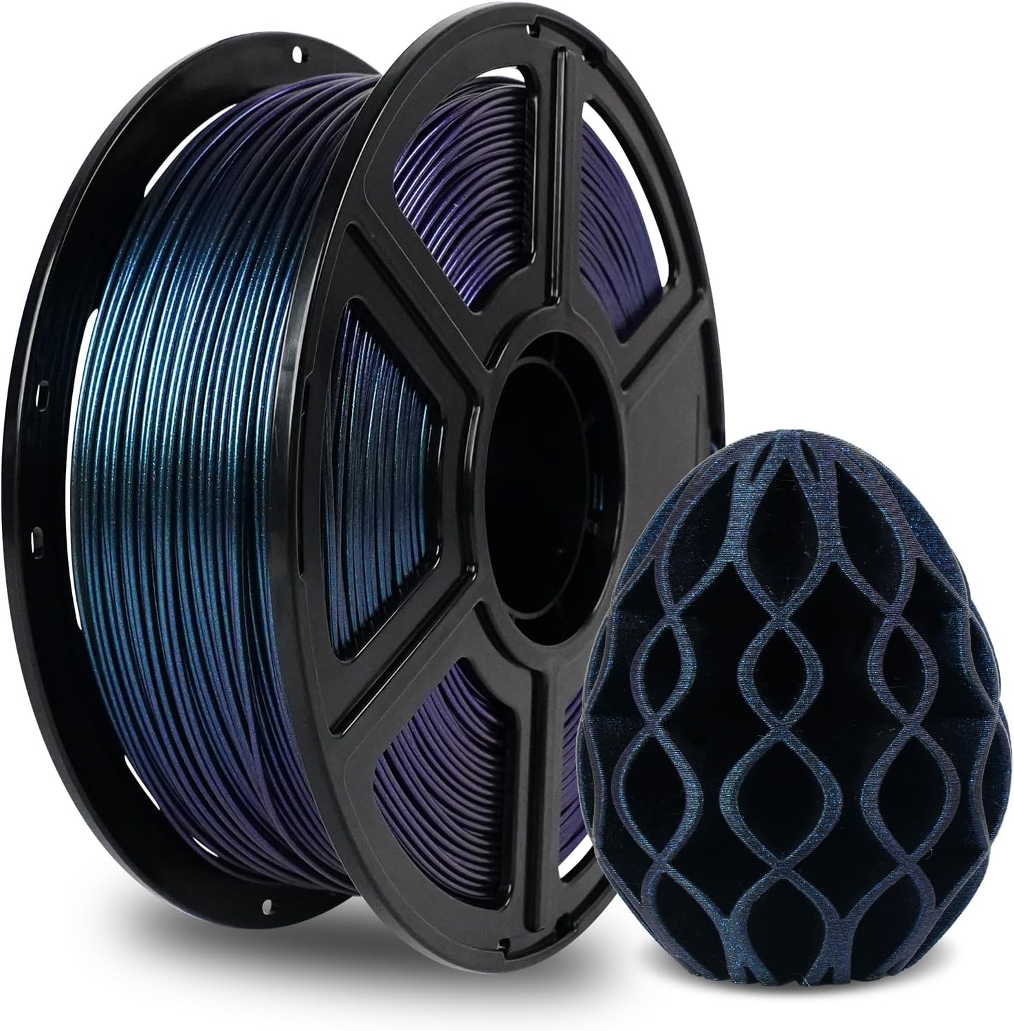 FLASHFORGE PLA Filament 1.75mm, 1KG/2.2lbs PLA 3D Printer Filament for 3D Printer, Burnt Titanium