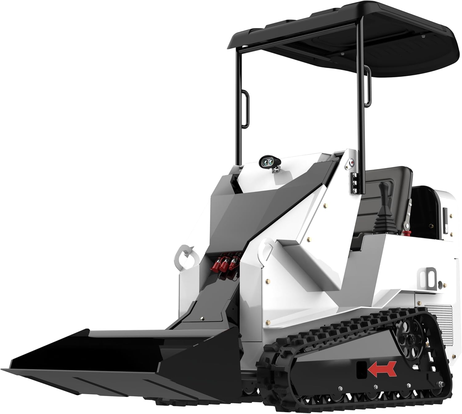 Mini Skid Steer Loader 13.5HP EPA Gas Engine,Heavy-Duty Hydraulic Drive,Compact Construction Equipment for Digging, Trenching, Landscaping