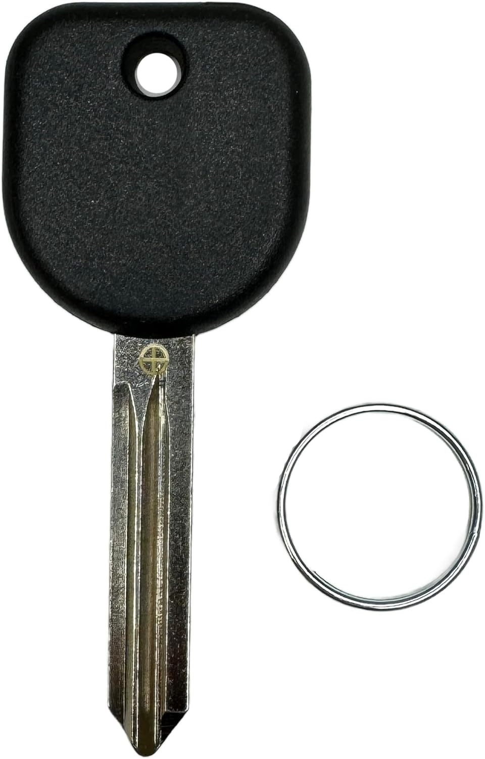 New Transponder Key for Chevrolet Silverado 2007-2013 Replacement Ignition Chipped Key B111 with Chip ID46 Circle Plus