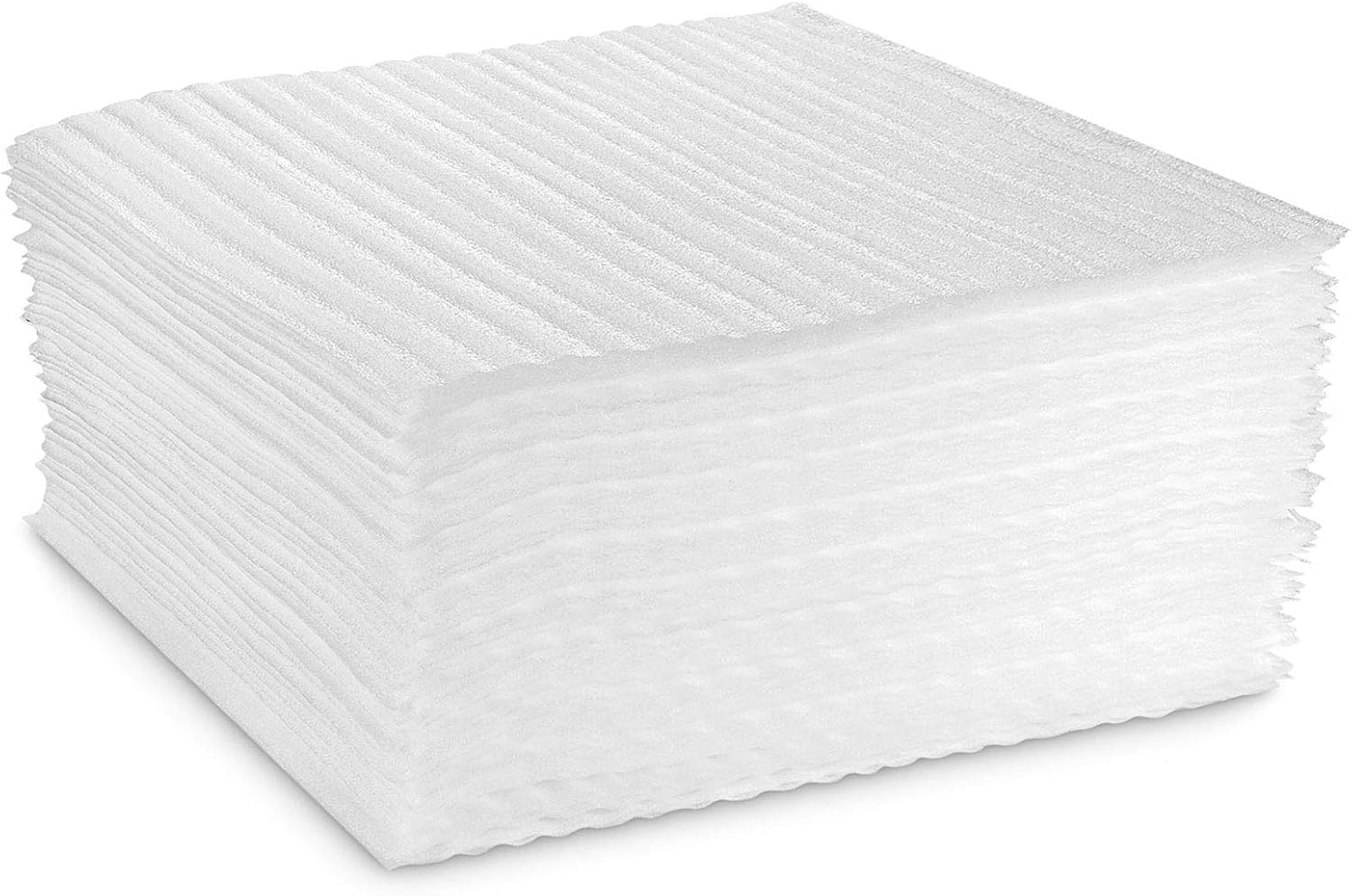 ASelected 50-Count Packing Foam Sheets, 12" x 12" Cushion Foam Sheets Packing Supplies Safely Wrap to Protect Dishes Glasses Plates Fragile Items